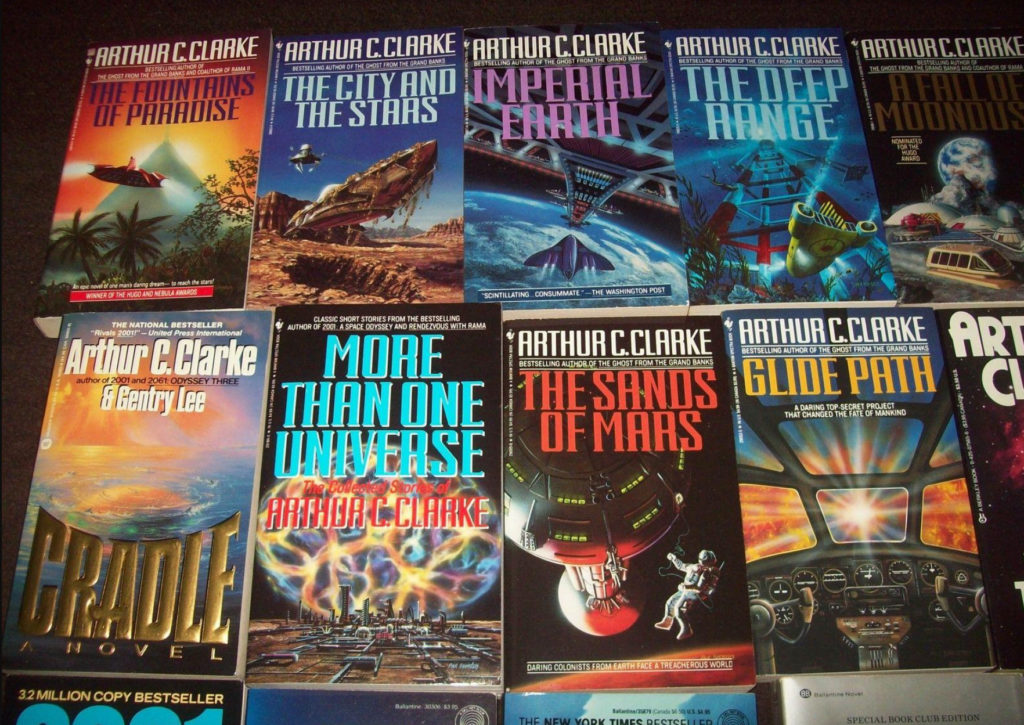 Arthur C. Clarke's science fiction book collection