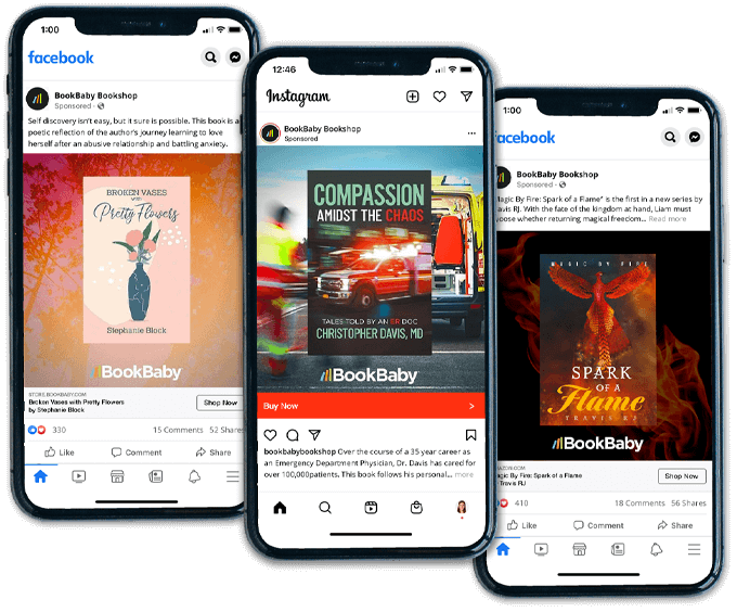 Market your books using social media.