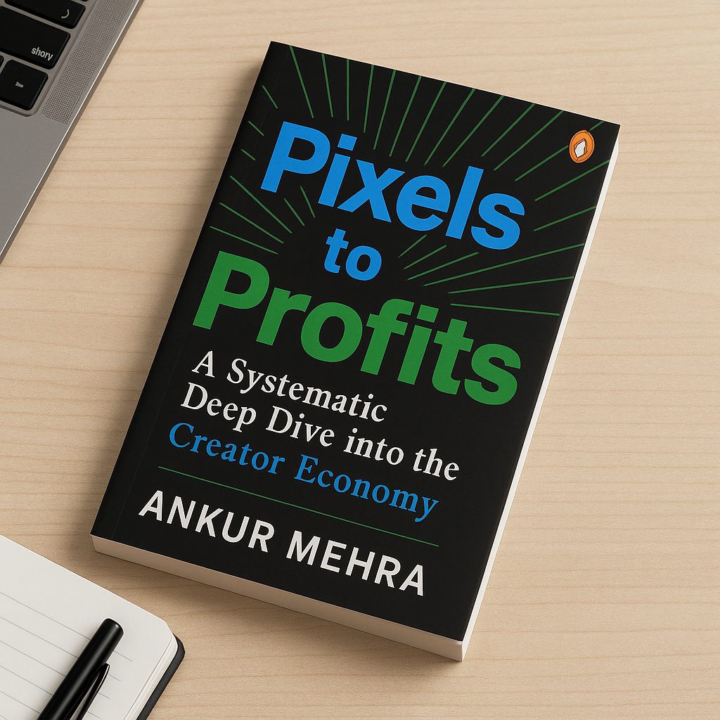 Author Ankur Mehra’s creator economy book that helps digital creators monetize content
