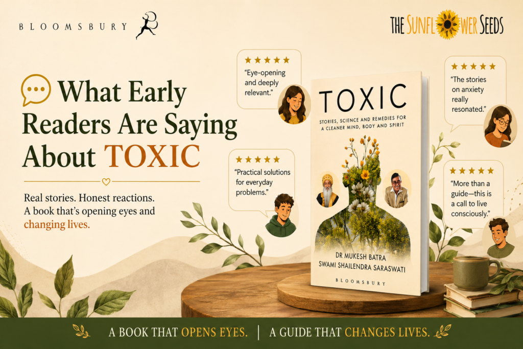 Readers reacting to TOXIC book by Dr Mukesh Batra and Swami Shailendra Saraswati