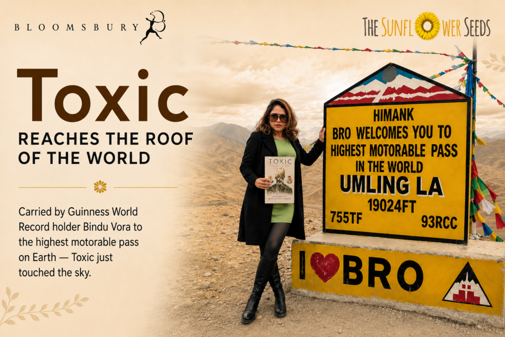 Toxic book at the world's highest motorable pass, Umling La