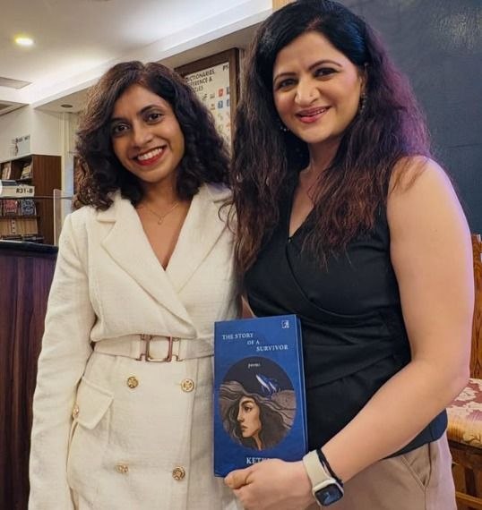 Ketki Saxena at a book event